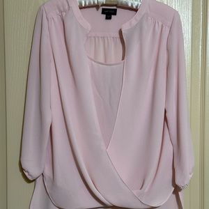 Dressy pink top from J Jill! Size XS